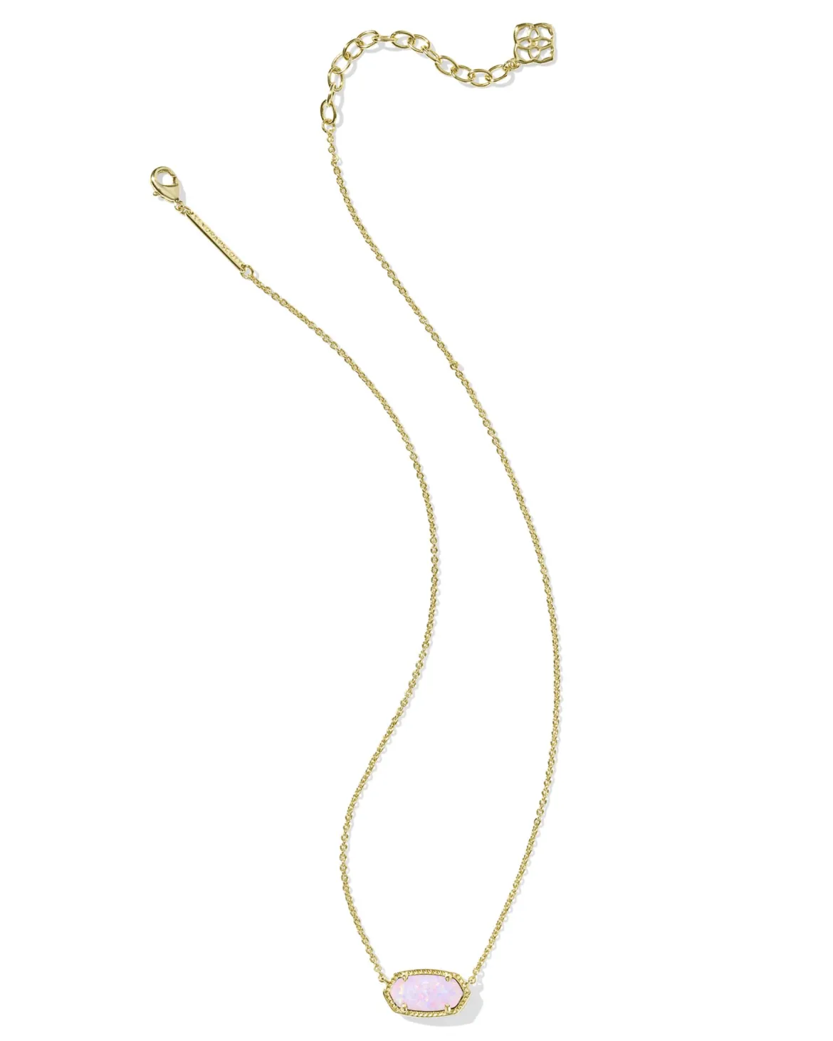 Elisa Gold Short Pendant Necklace