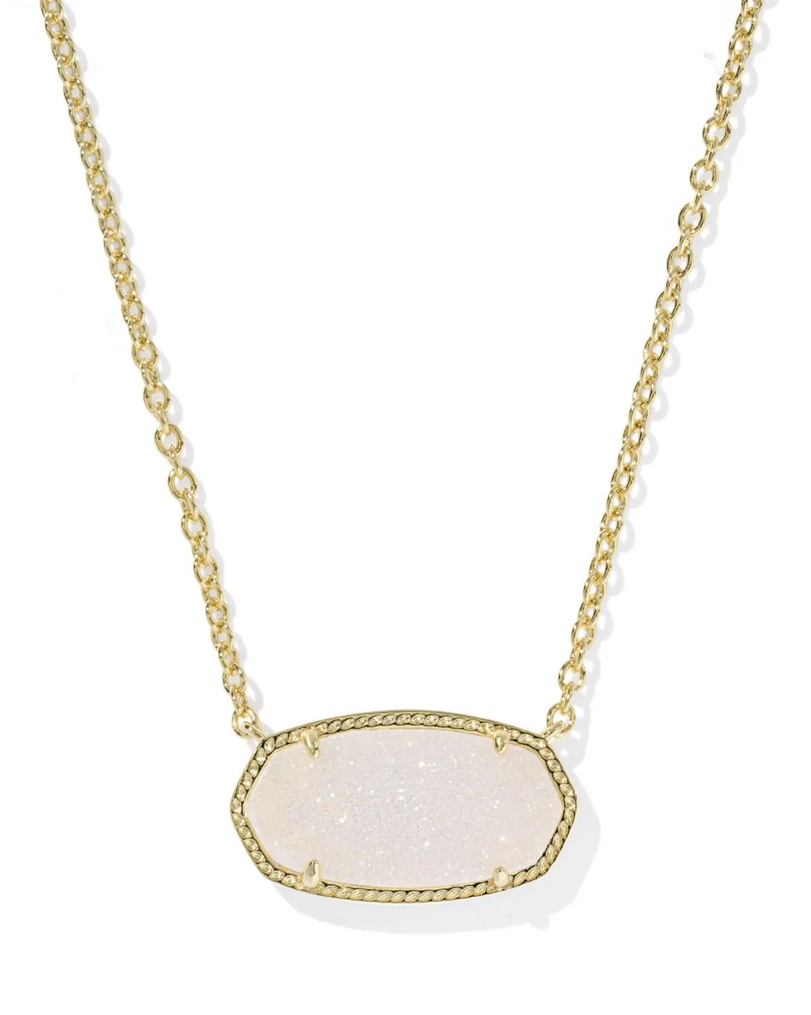Elisa Gold Statement Short Pendant Necklace
