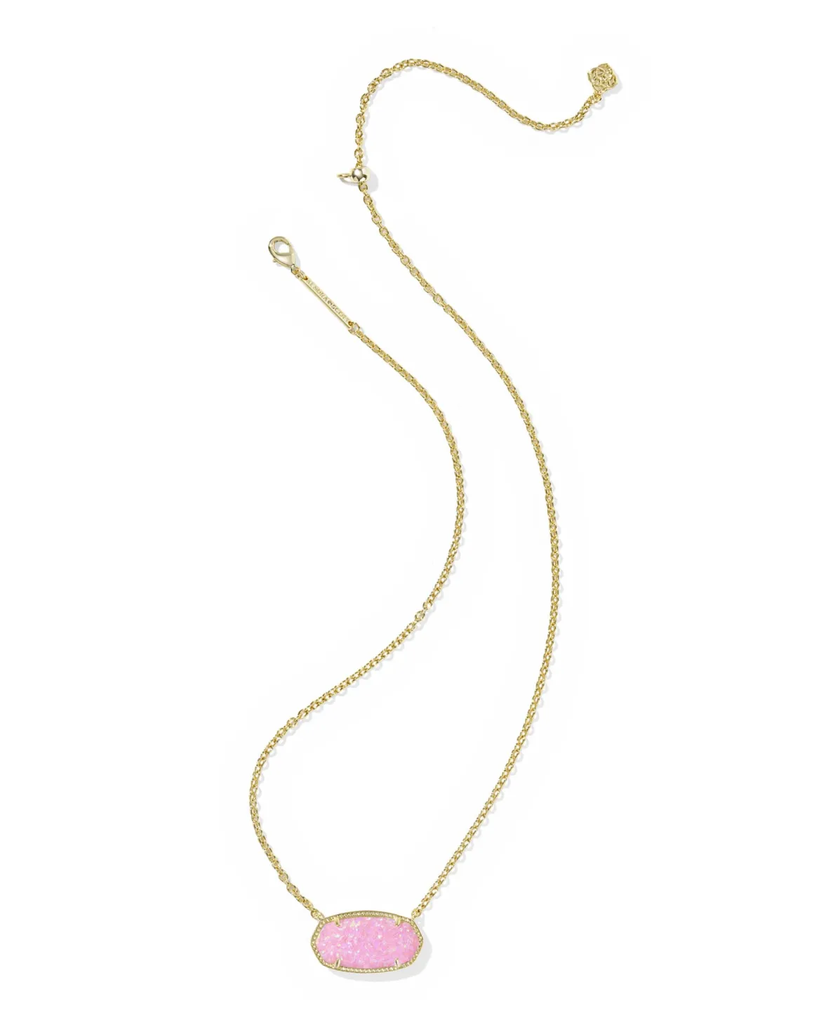 Elisa Gold Statement Short Pendant Necklace