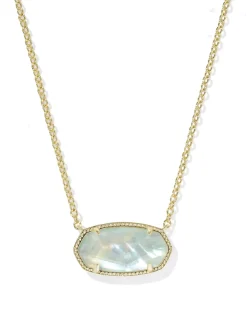 Elisa Gold Statement Short Pendant Necklace