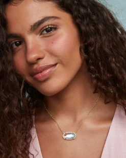 Elisa Gold Statement Short Pendant Necklace