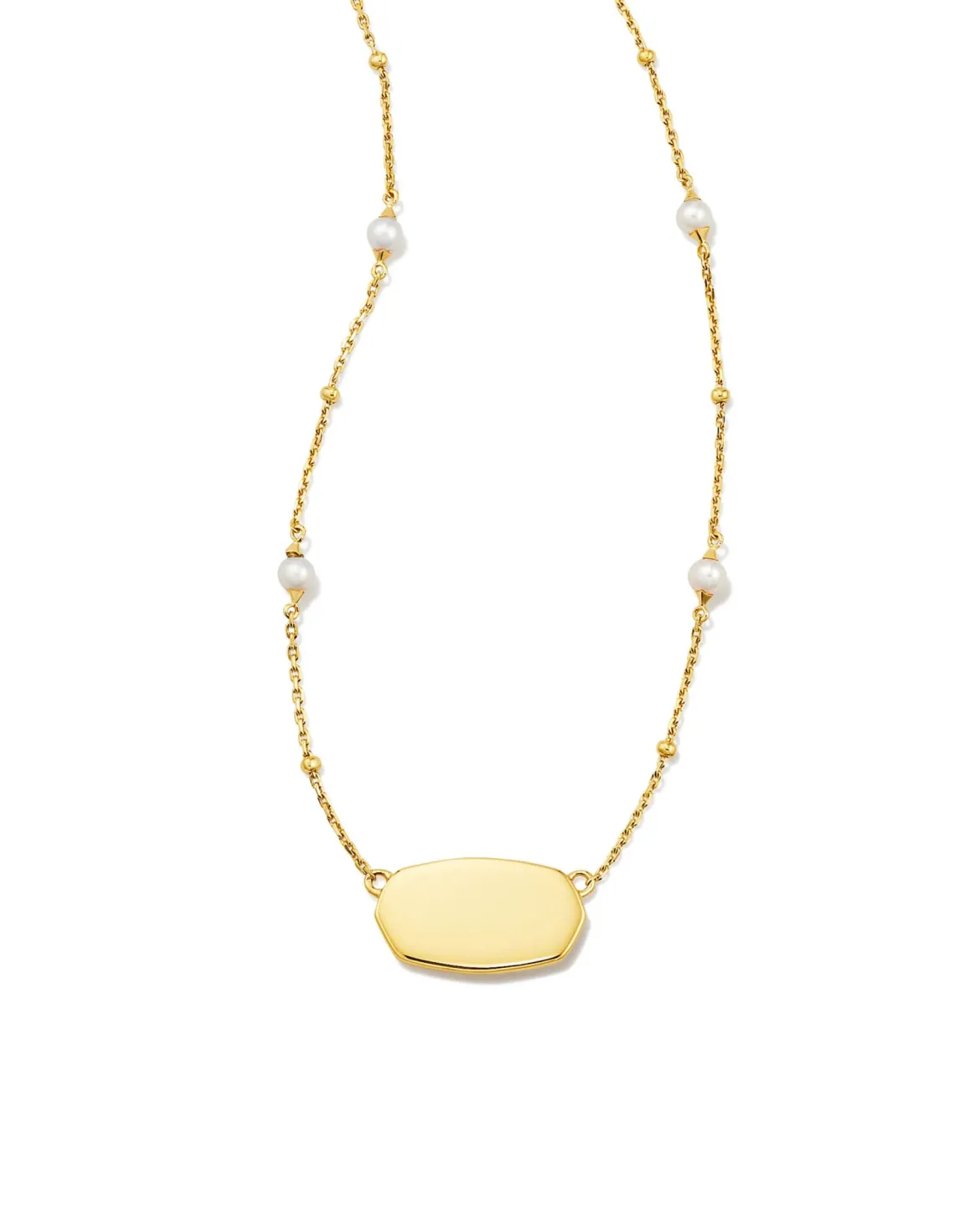 Elisa Pearl 18k Gold Vermeil Pendant Necklace in Freshwater Cultured Pearl