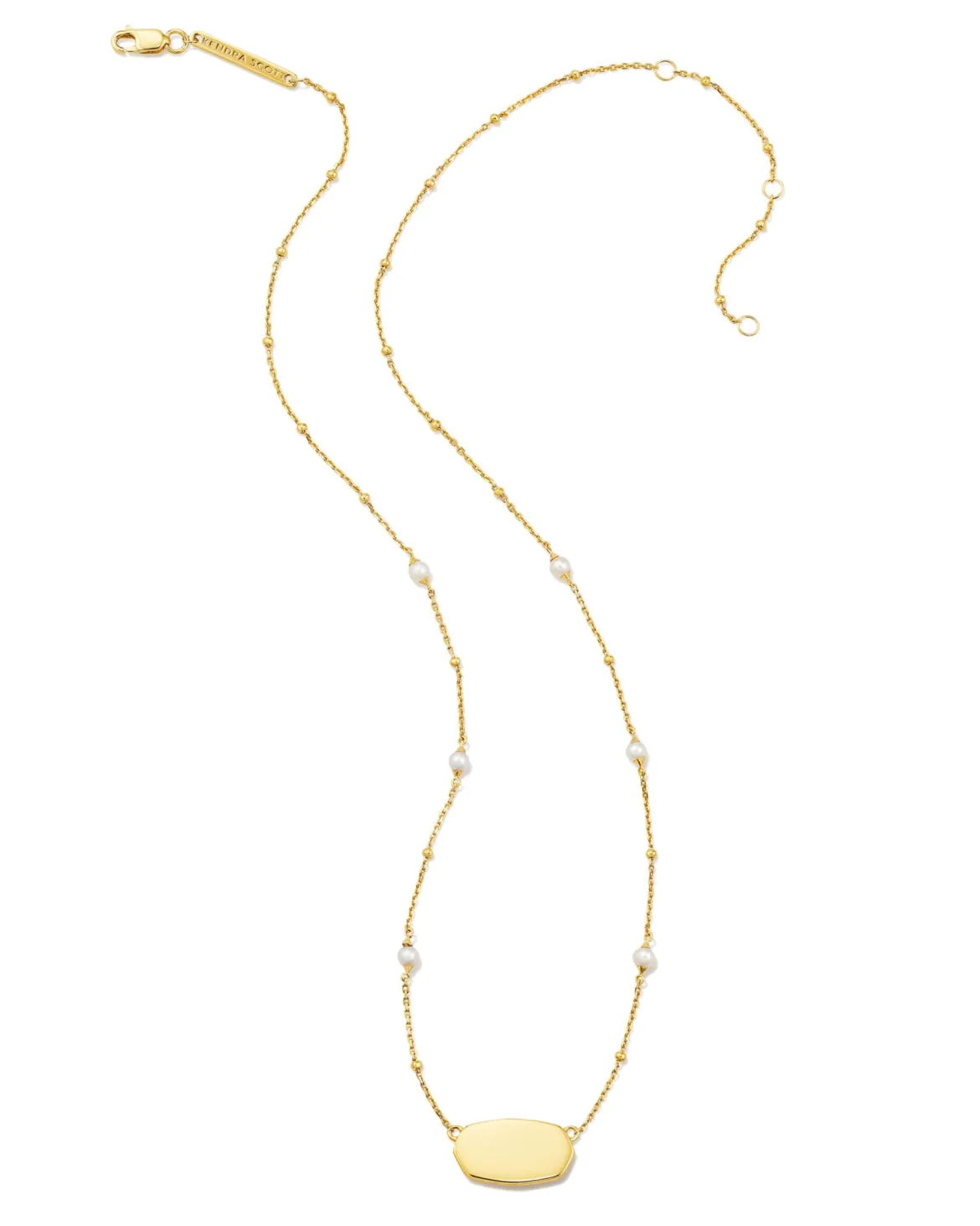 Elisa Pearl 18k Gold Vermeil Pendant Necklace in Freshwater Cultured Pearl