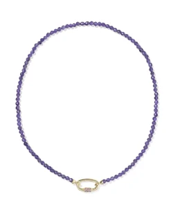 Emery Gold Beaded Strand Necklace
