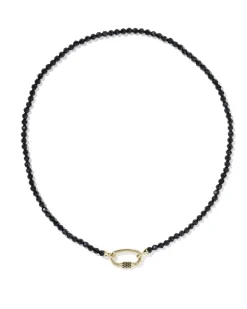 Emery Gold Beaded Strand Necklace