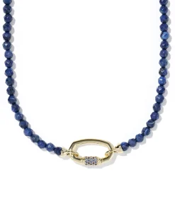 Emery Gold Beaded Strand Necklace