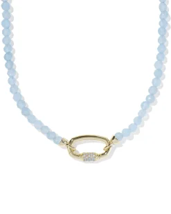 Emery Gold Beaded Strand Necklace