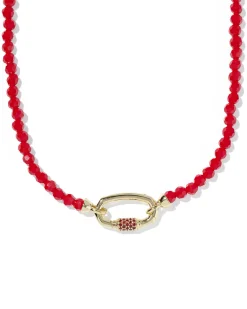 Emery Gold Beaded Strand Necklace