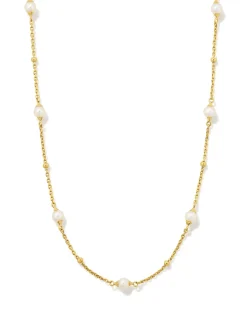 Emmaline 18k Gold Vermeil Strand Necklace in Freshwater Cultured Pearl