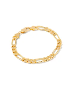 Figaro Chain Bracelet in 18k Gold Vermeil