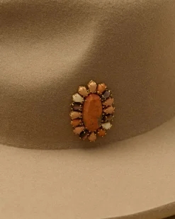 Flynn Vintage Gold Hat Pin