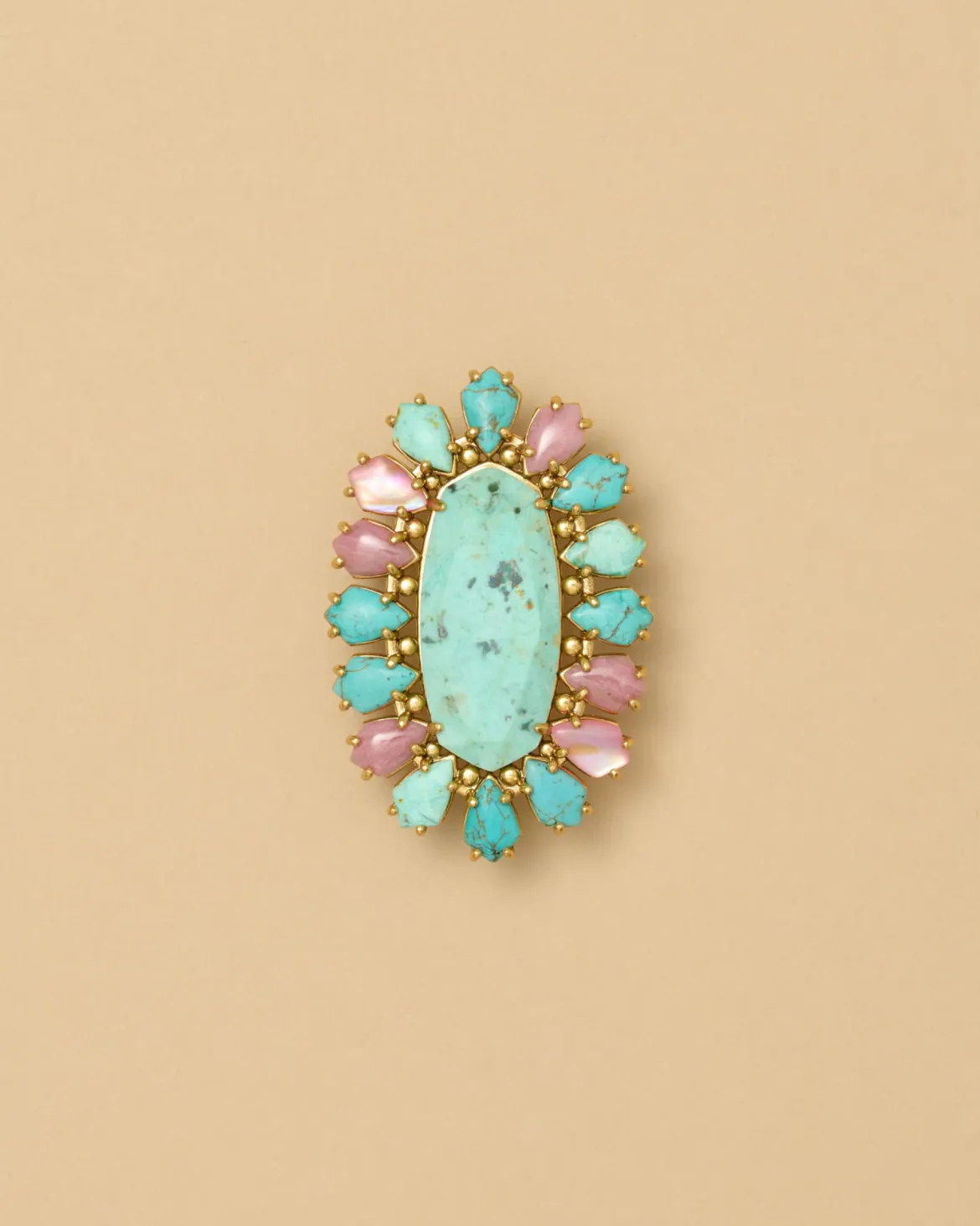 Flynn Vintage Gold Hat Pin