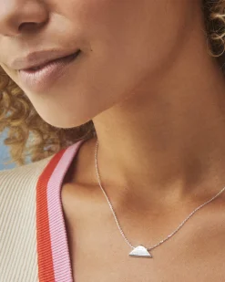 Folds of Honor Pendant Necklace in Silver