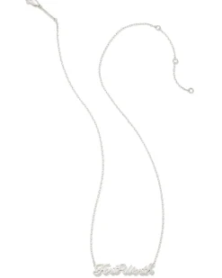Fort Worth Pendant Necklace in Sterling Silver