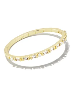 Gracie Gold Bangle Bracelet in White Mix