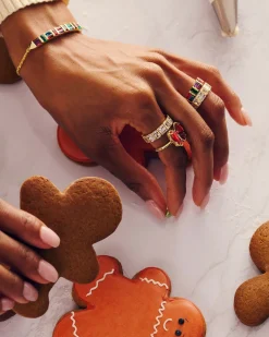 Haley Bow Gold Band Ring