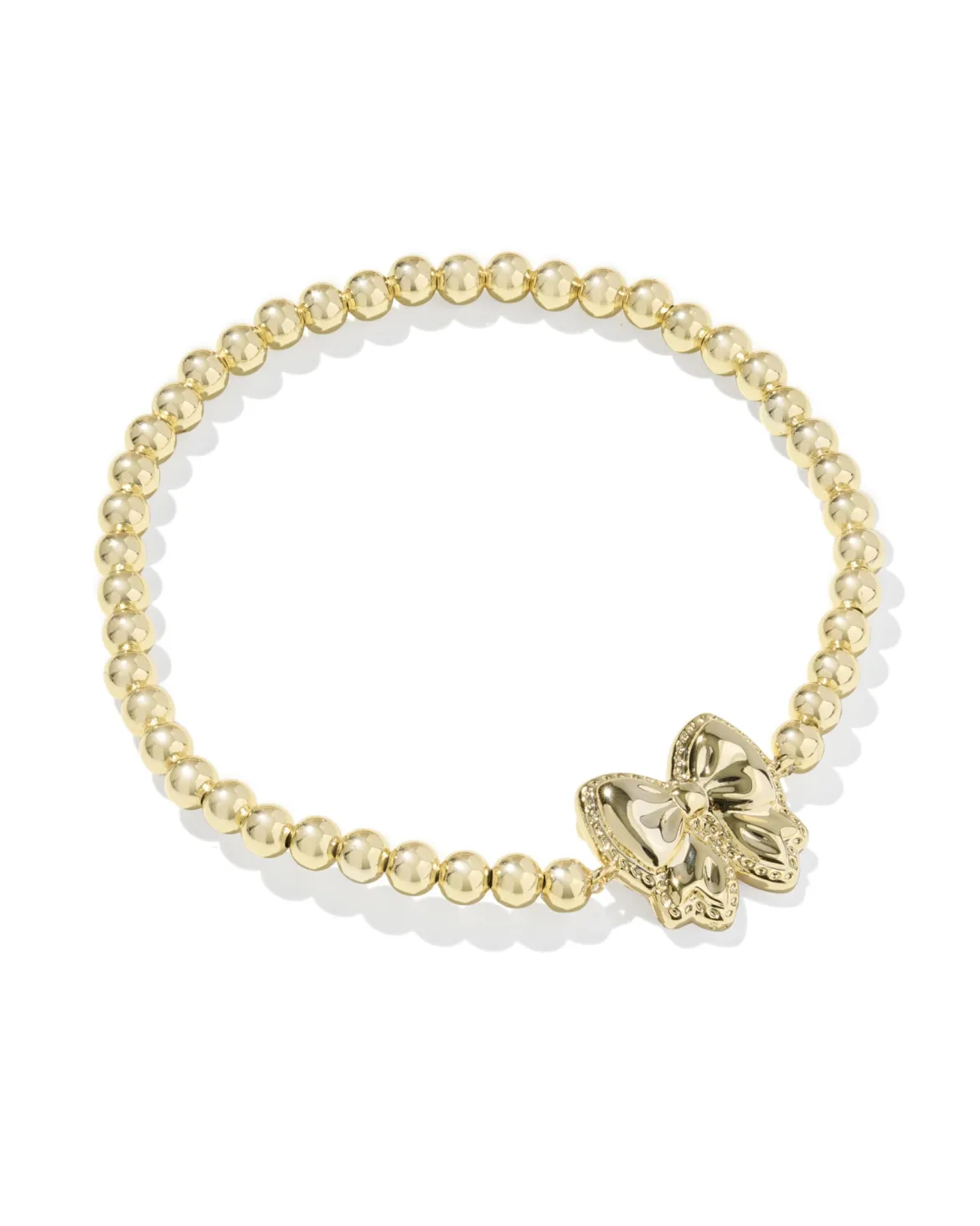 Haley Bow Gold Stretch Bracelet