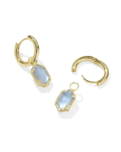 Hallie Gold Huggie Earrings