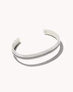 Hicks Cuff Bracelet in Oxidized Sterling Silver