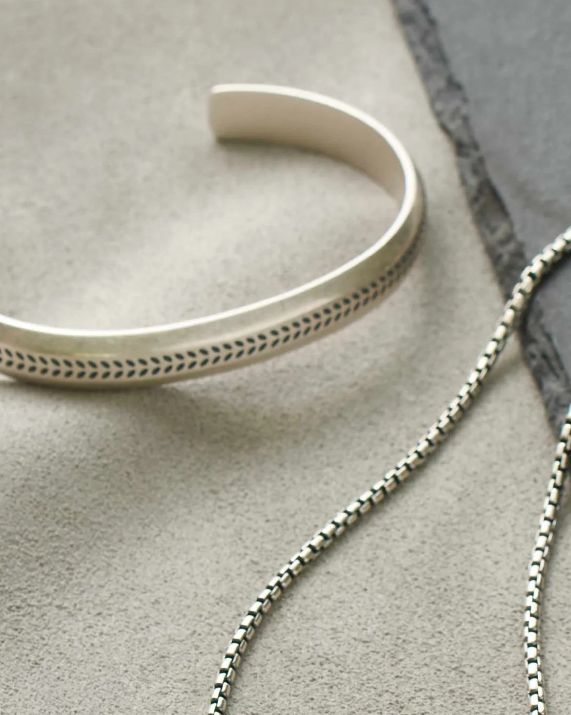 Hicks Cuff Bracelet in Oxidized Sterling Silver