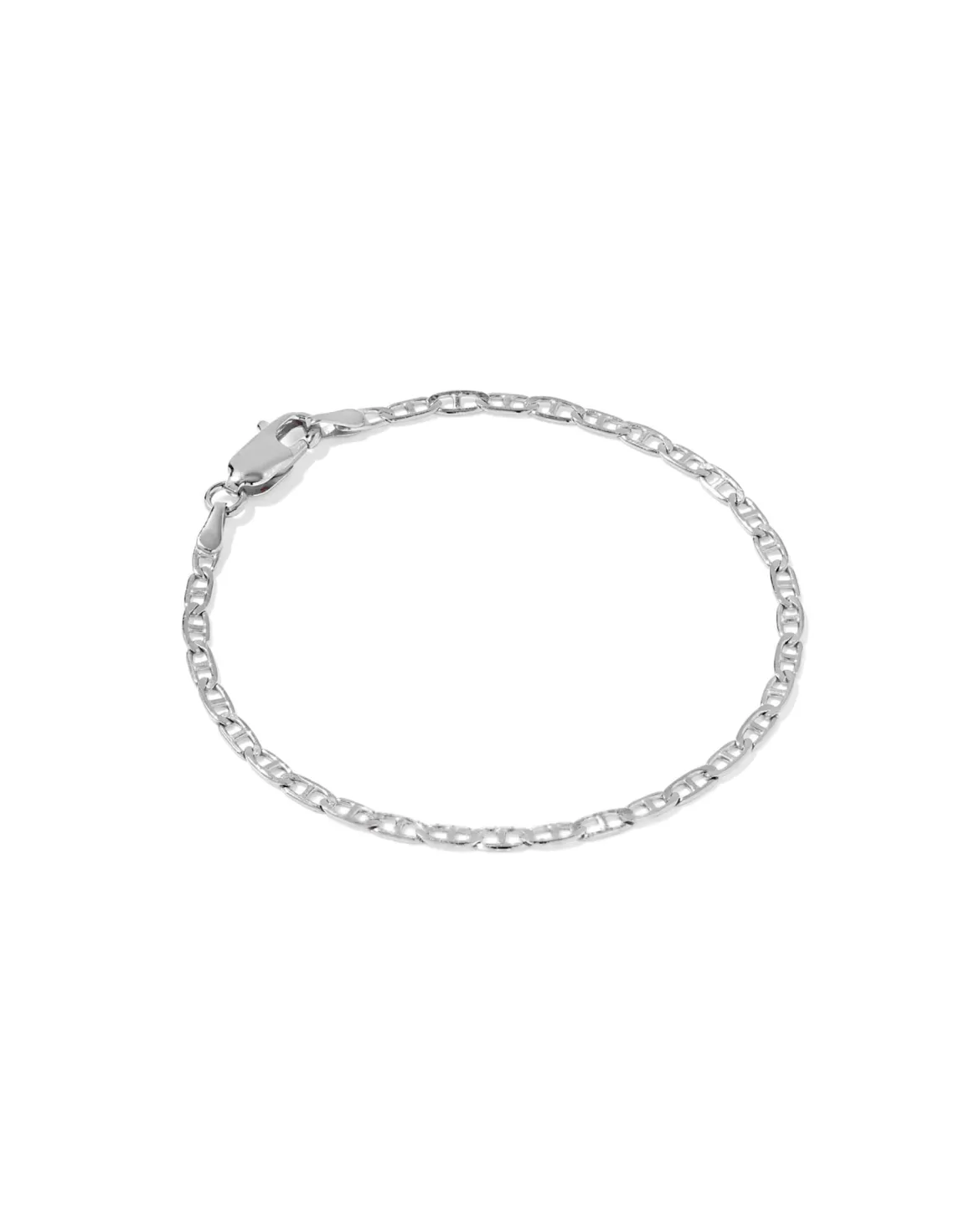 Hudson Oxidized Sterling Silver Chain Bracelet