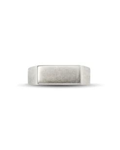 Hudson Signet Ring in Oxidized Sterling Silver