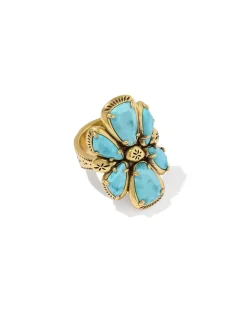 Jamie Vintage Gold Cocktail Ring