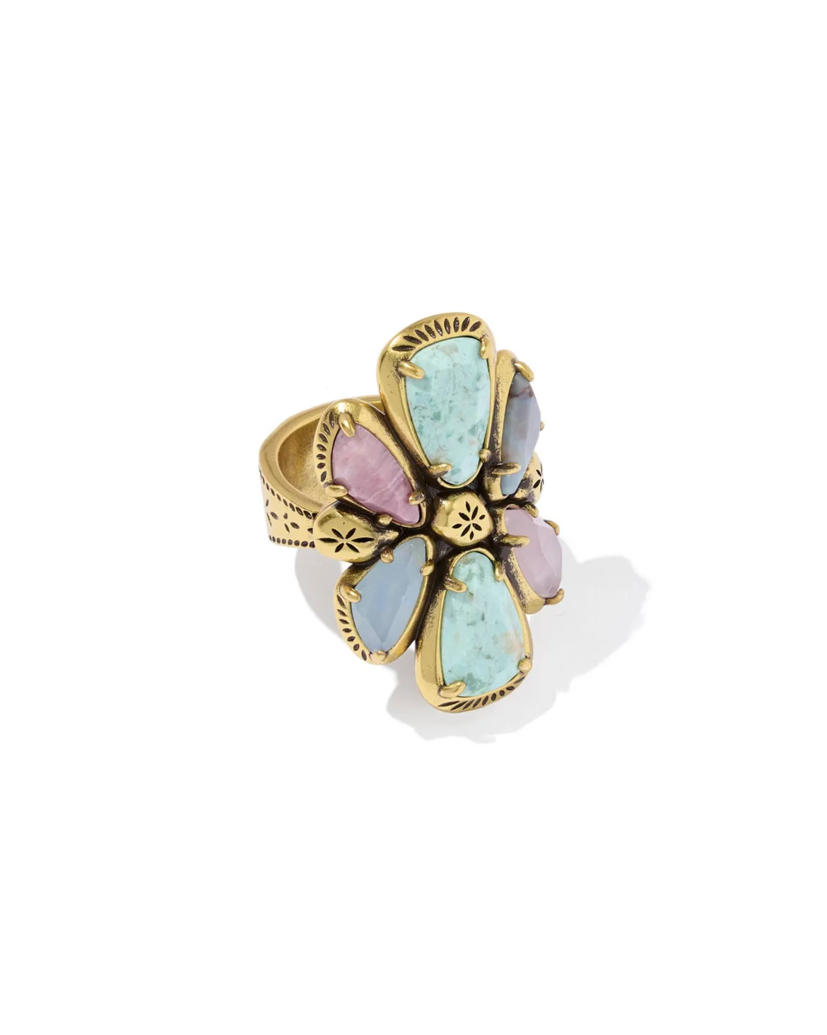 Jamie Vintage Gold Cocktail Ring