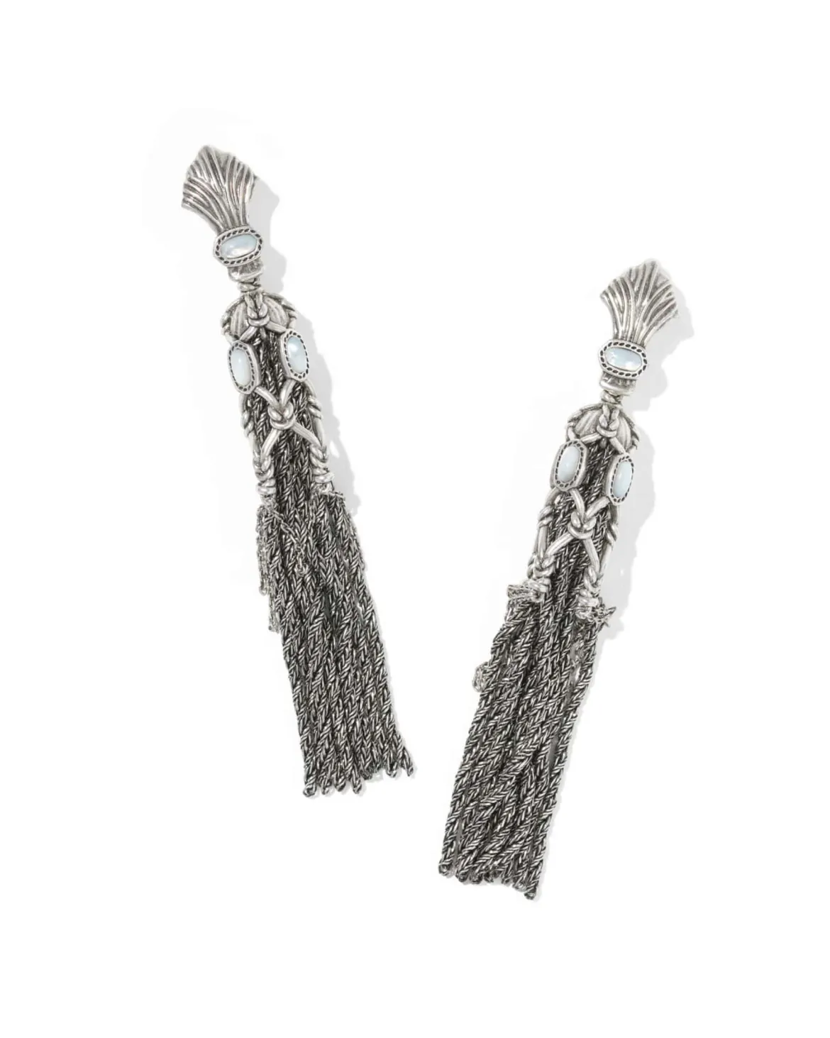 Joan Vintage Silver Statement Earrings