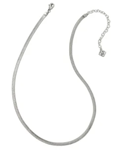 Kassie Chain Necklace in Vintage Silver