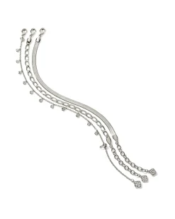 Kassie Set of 3 Chain Bracelets in Silver