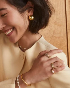 Keeley Cuff Bracelet in 18k Gold Vermeil