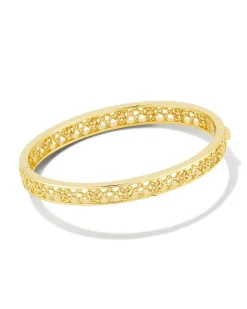 Kelly Bangle Bracelet in Gold