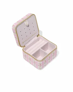 Kendra Scott x LoveShackFancy Small Zip Gold Jewelry Case