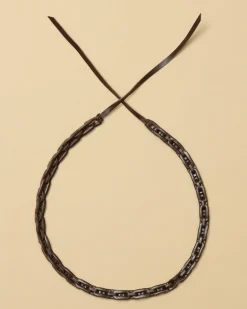 Leather Link Hat Band