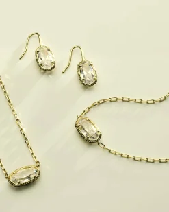 Lee Luxe Gold Drop Earrings