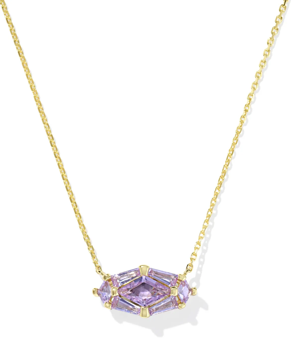 Lindy Rae Elisa Gold Short Pendant Necklace