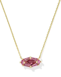 Lindy Rae Elisa Gold Short Pendant Necklace