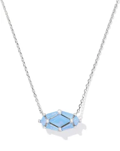 Lindy Rae Elisa Silver Short Pendant Necklace