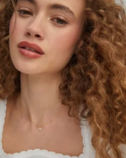 Maisie 18k Gold Vermeil April Pendant Necklace