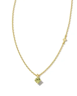 Maisie 18k Gold Vermeil August Pendant Necklace