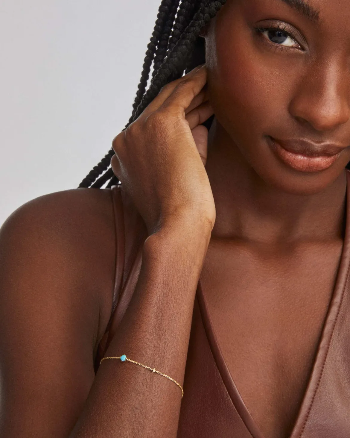 Maisie 18k Gold Vermeil December Delicate Chain Bracelet
