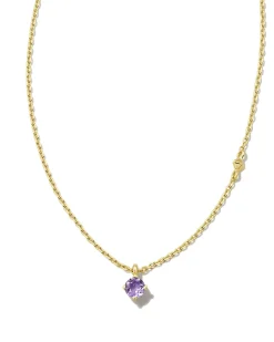 Maisie 18k Gold Vermeil February Pendant Necklace