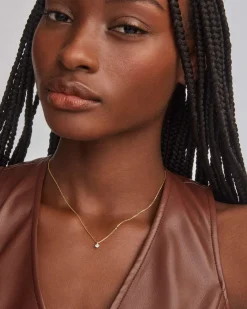 Maisie 18k Gold Vermeil March Pendant Necklace