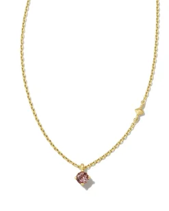 Maisie 18k Gold Vermeil October Pendant Necklace