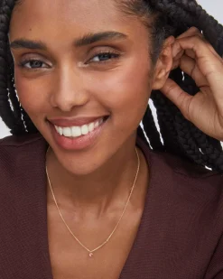 Maisie 18k Gold Vermeil October Pendant Necklace