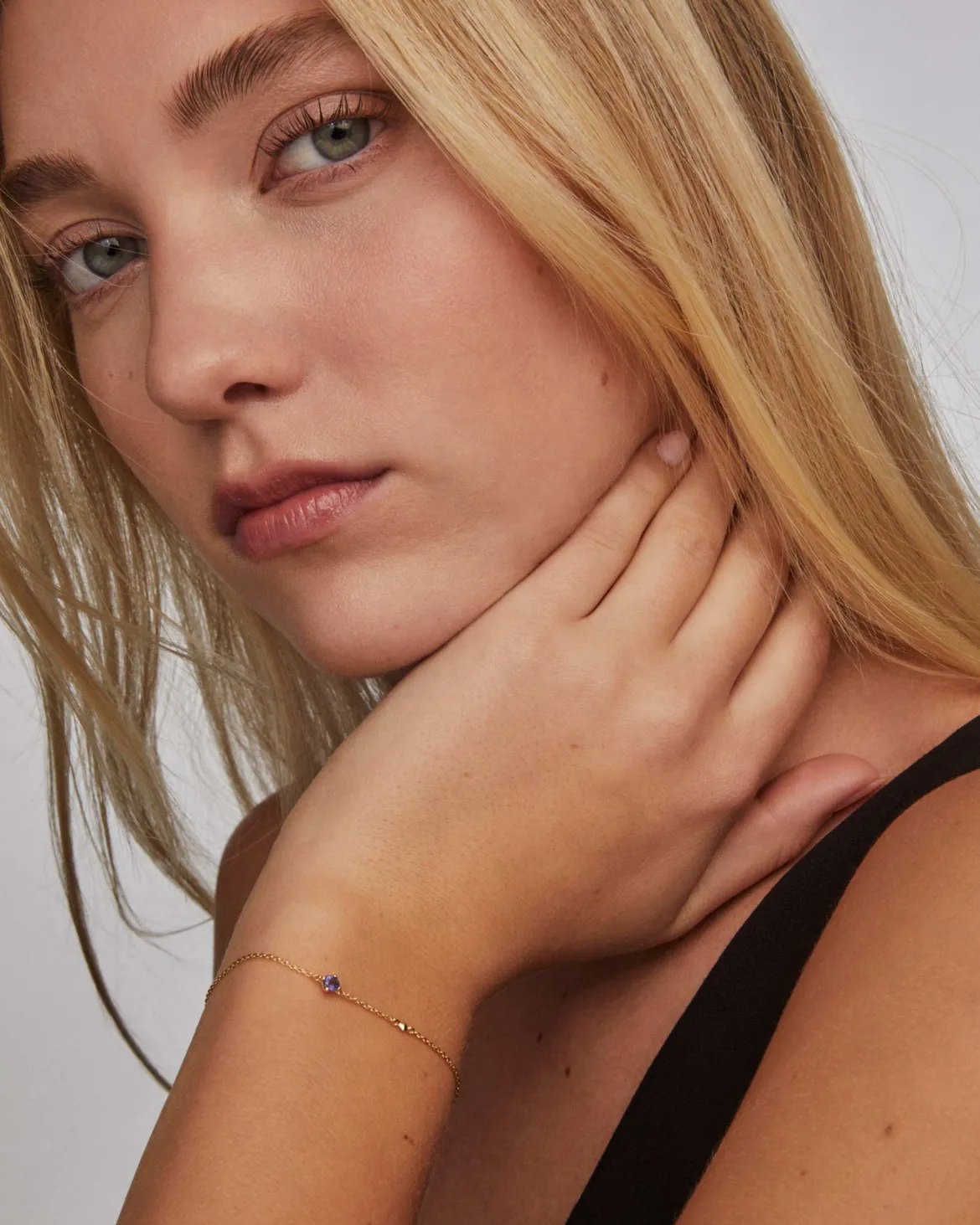 Maisie 18k Gold Vermeil September Delicate Chain Bracelet