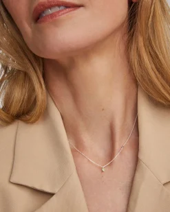 Maisie Sterling Silver August Pendant Necklace