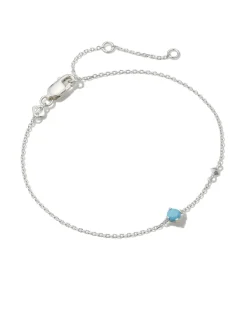Maisie Sterling Silver December Delicate Chain Bracelet