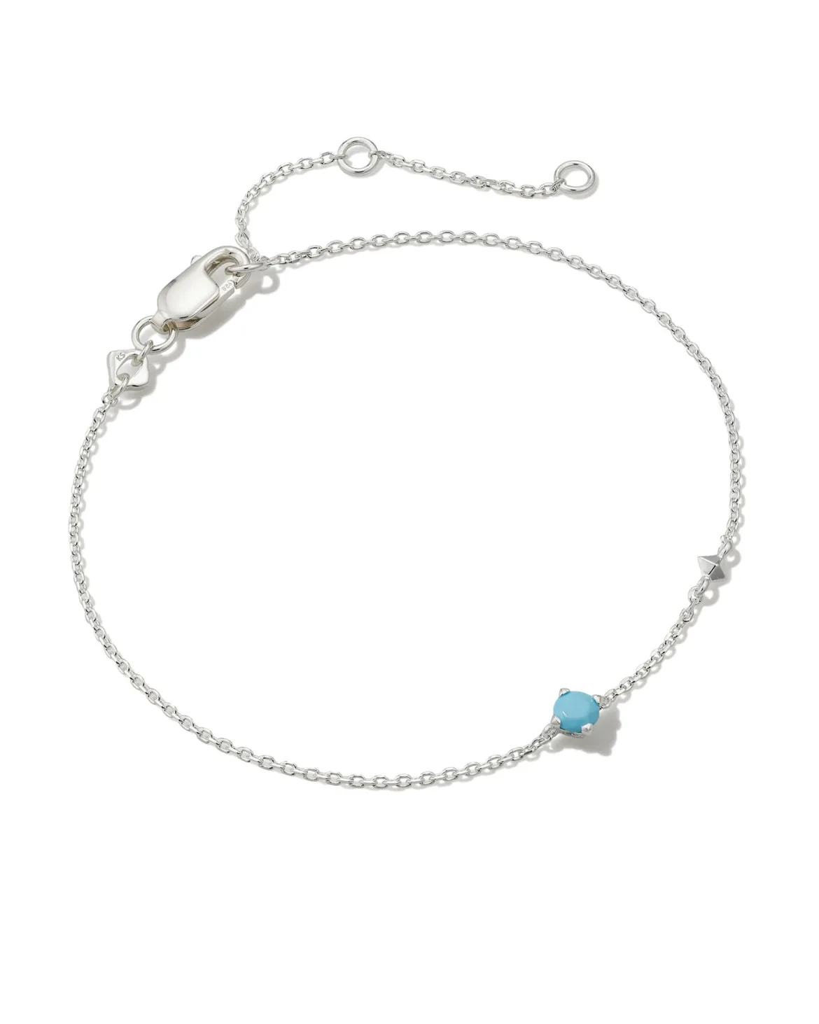Maisie Sterling Silver December Delicate Chain Bracelet